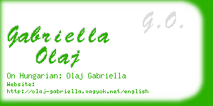gabriella olaj business card